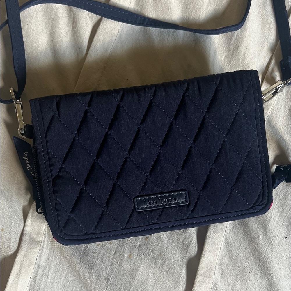 Vera Bradley Midnight Blue Quilted Crossbody Bag